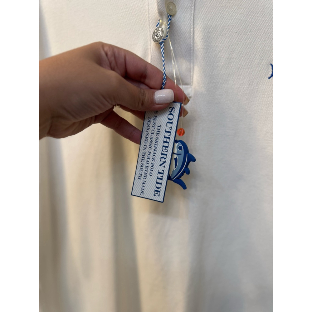 Bucknell Southern Tide Polo Shirt White - Picture 4 of 4